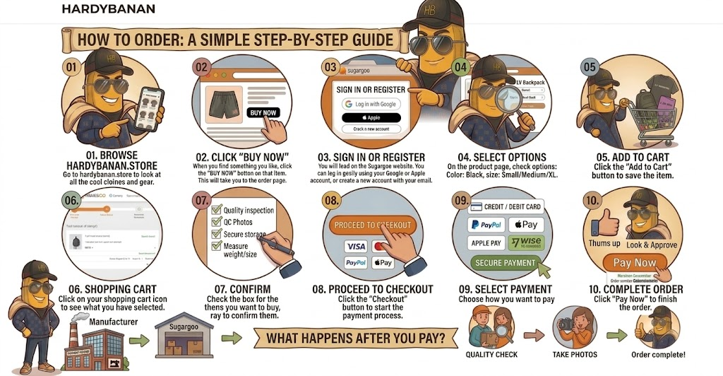 How to Order — Step by Step Guide